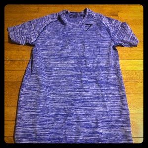 Gym shark purple athletic shirt size M